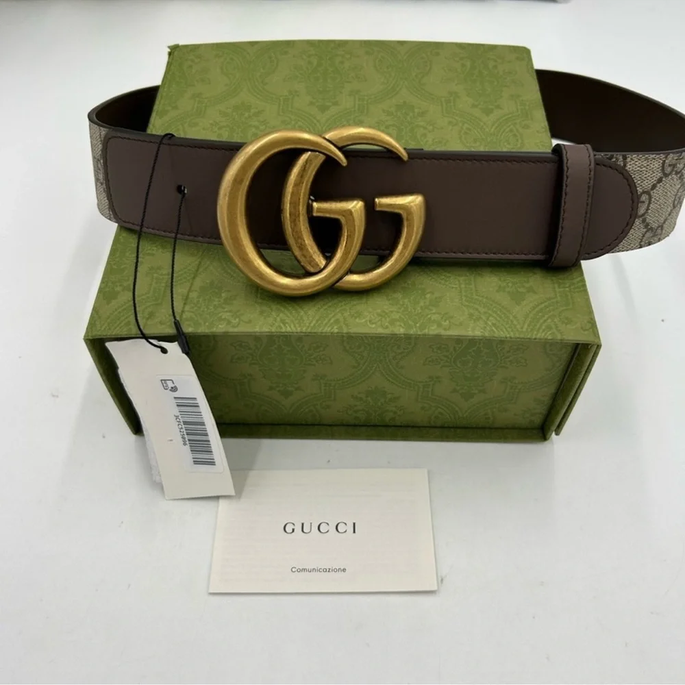 Brand new Gucci belt women’s size 115new with box Black Leather GG Gucci Belt – Elite HNW - High End Watches  main image 3